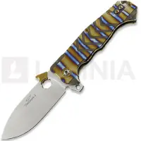 Andre de Villiers Trailboss Wave Tab vouwmes, V-Mill Flame Ano