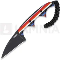 CRKT Minimalist Wharncliffe neck knife, multicolored