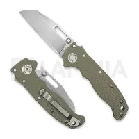 Demko Knives AD20.5 S35VN Shark Foot vouwmes, tan