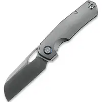 Kunwu Knives S-Tao II - Satin - Titanium vouwmes, Orange Peel Texture