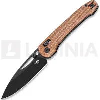 Bestech Cobber - Black PVD - Micarta vouwmes, bruin