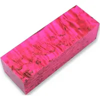 Brisa Stabilized Curly Birch, hot pink