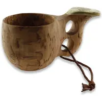 Pahantekijä Pellosta Moose Antler Kuksa, Curly, bear, 2 holes
