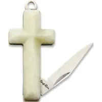 Rough Ryder Cross Knife White Smooth Bone vouwmes