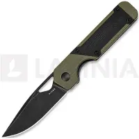Kizer Cutlery Mini Militaw Nitro-V vouwmes, Green G-10/Black Micarta