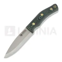 Casström No.10 Swedish Forest knife Sandvik Full Flat Birch mes, blauw