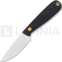 Brisa Necker 70 Full Flat neck knife, black micarta