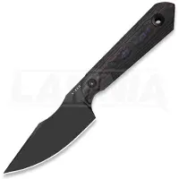 Kizer Cutlery Mini Harpoon S45VN mes, Fat Carbon, Black DLC