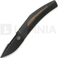 Reate Small Krypton vouwmes, Black Ti/Lava Flow CF, Black PVD