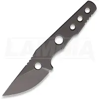 Petrified Fish Bison - Greywash neck knife
