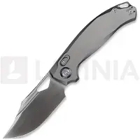 Kunwu Knives Django XL - Satin - Titanium vouwmes, Orange Peel Texture