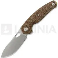 GiantMouse ACE Jagt Burlap Micarta vouwmes, satin