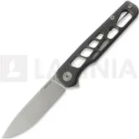 Tactile Knife Rockwall Flipper V2 Skeletonized - Stonewash - Titanium vouwmes, zwart