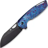 Kansept Knives Model 6 Timascus/Black Anodized Ti vouwmes