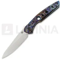 Olamic cutlery Aura Auto vouwmes, Entropic Titanium