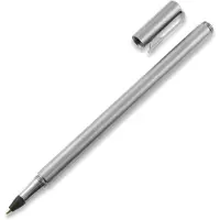 Flytanium Ti Stic Xtra Pen Sleeve - Satin Titanium, zwart