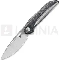 Bestech Senu - Satin + Stonewash - Titanium w/Marble CF vouwmes