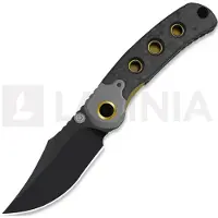 Kizer Cutlery Pioneer Clip Point vouwmes, Marble Carbon Fiber & Titanium, DLC