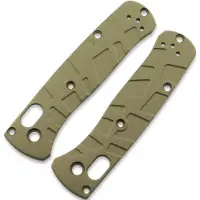 Lex Custom International Benchmade Mini Bugout - Turtle Green Gold handle scales