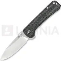 QSP Knife Hawk Linerlock Black Micarta vouwmes