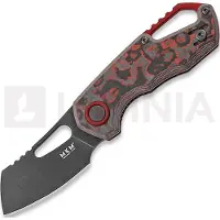 MKM Knives Isonzo Cleaver BW vouwmes, Lava Flow CF