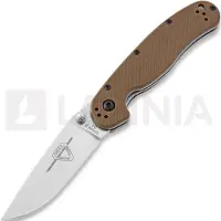 Ontario RAT-2 D2 vouwmes, satin, bruin