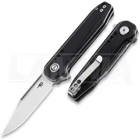 Bestech Syntax - Satin + Stonewash - G10 vouwmes, zwart