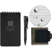 Rite in the rain Monsoon Pen Holster Kit PH2-KIT Olive, notitieboekje, pen en bankpas- en penhouder