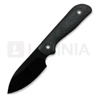 Kunwu Knives Stiffy P. - DLC - Micarta mes, zwart