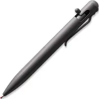 Bastion Bolt Action Pen Titanium, grijs
