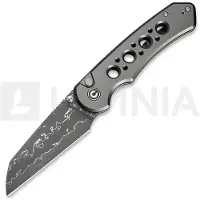 CIVIVI Pragma Prime Damascus vouwmes, Gray Aluminum
