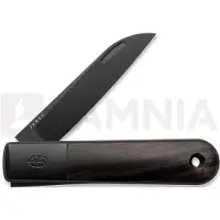 The James Brand The Wayland - Ebony / Black / Wood / Straight vouwmes