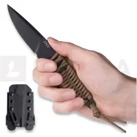 ANV Knives P100 - Sleipner Cerakote - Paracord mes, coyote