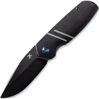 Kansept Knives Turaco Black Stonewashed Titanium vouwmes