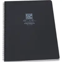 Rite in the rain Side Spiral Notebook 773-MX 8 1/2" x 11", Black, notitieboek