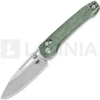 Bestech Cobber - Stonewash - Micarta vouwmes, groen