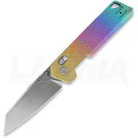 Vosteed Parallel - Stonewash - Titanium vouwmes, Iridescent Crackle