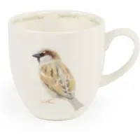 Cj Wildlife Mok Huismus | Vivara | Servies | Met illustratie van Elwin van der Kolk | Partner van Vogelbescherming Nederland | Beker met vogel | Kopje