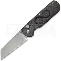 Straight Line Rox - Stonewashed - Brown Burlap Micarta vouwmes