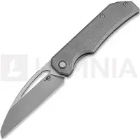 Bestech Mini Taipan - Dark Beadblasted - Titanium vouwmes, Grey