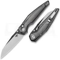 Bestech Snakebird - Satin + PVD - Micarta vouwmes, zwart