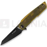 Kizer Cutlery Skinner Nitro-V vouwmes, Yellow PEI