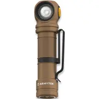 ArmyTek Wizard C2 Pro Sand White F08701CS Zaklamp LED Met riemclip werkt op een accu 2500 lm 115 g