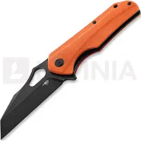 Bestech Operator - Blackwash - G10 vouwmes, oranje