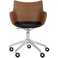 Kartell Q/Wood Armlehnstuhl