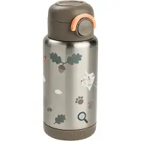 Done by Deer - Insulated straw bottle - Tiny trails Sand - 340 ml
