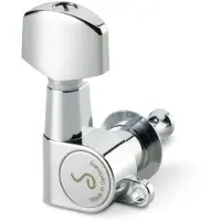 Schaller M6 Mini 3L/3R solid 21,7 Chrome Stemmechanieken voor gitaar