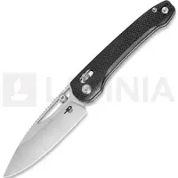 Bestech Cobber - Stonewash + Satin - G10 vouwmes, zwart