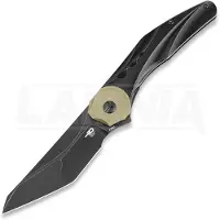 Bestech Excentric - Blackwash - Titanium vouwmes, zwart