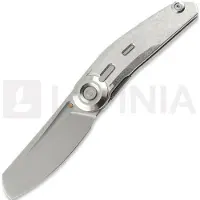 Reate VK-CLU vouwmes, Gray Crystalized Titanium, Hand Rubbed